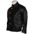 Akira Kaneda Black Motorcycle Leather Jacket