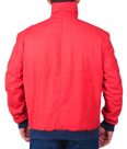 David Hasselhoff Baywatch Life Guard Cotton Red Bomber Jacket