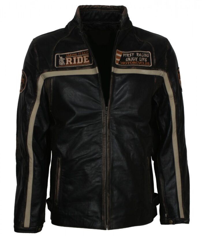 smzk 26042021 GL 1 Taking It easy Riders Black Genuine Motorcycle Leather Jacket