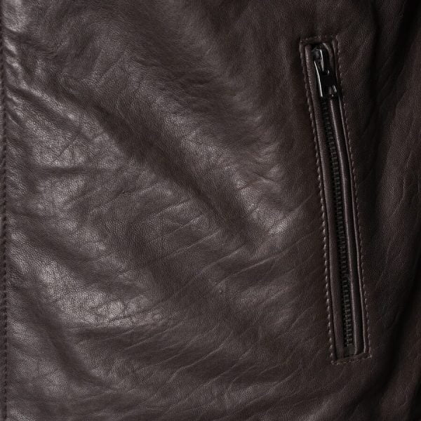 smzk 26042021 GL 2 Mens Brown Premium Leather Racer Jacket with Quilted Shoulders