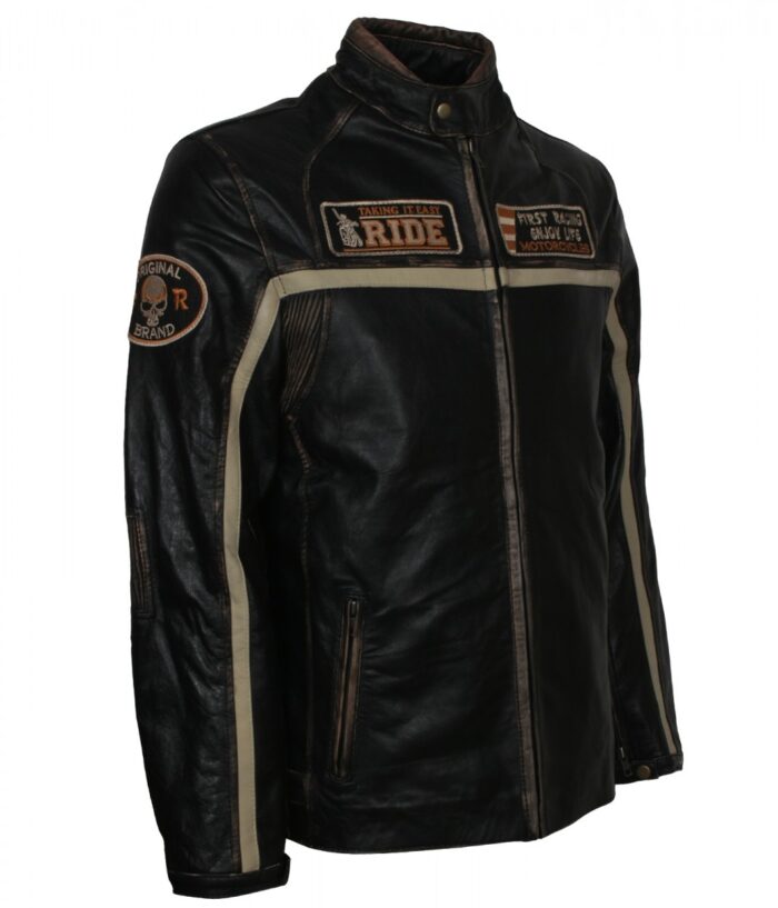 smzk 26042021 GL 2 Taking It easy Riders Black Genuine Motorcycle Leather Jacket