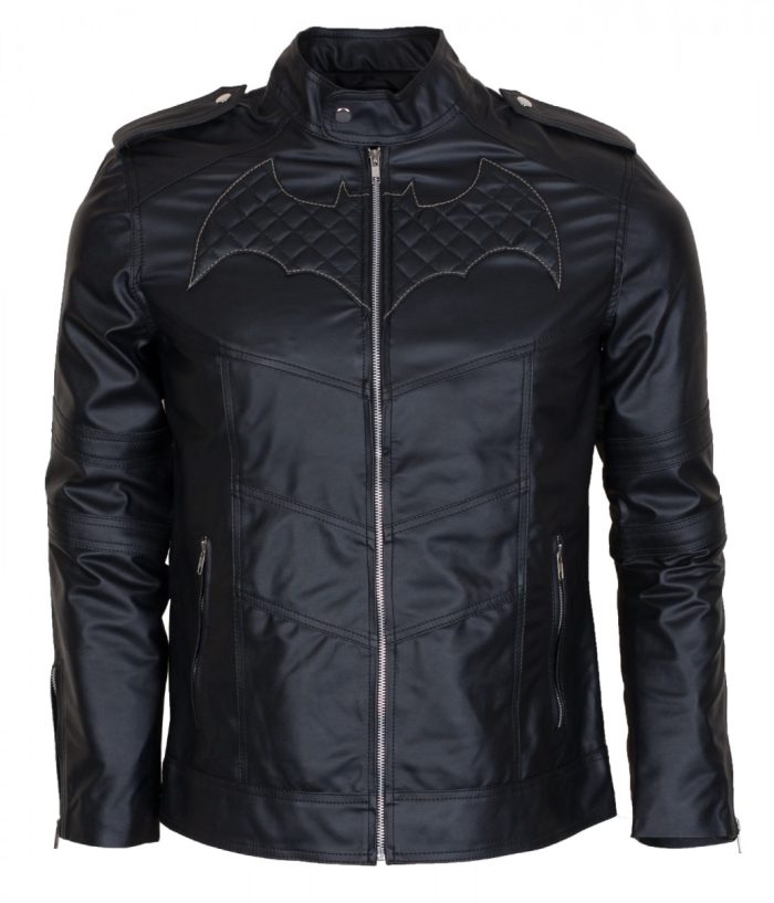 smzk 26042021 GL 2 The Dark Knight Rises Batman Begins Black Leather Jacket Costume
