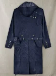 Assassin's Creed Blue Leather Trench Coat