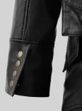 Assassin's Creed Black Leather Trench Coat