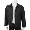Kevin Costner Yellowstone John Dutton Black Cotton Jacket