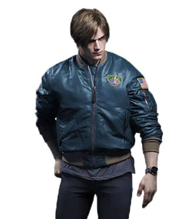 Leon Resident Evil Blue Jacket