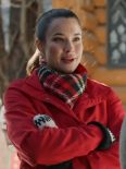 The Christmas Retreat Rhiannon Fish Red Coat
