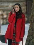 The Christmas Retreat Rhiannon Fish Red Coat