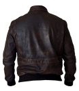 A2 Aviator Leather Flight Jacket back