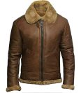 B3 Bomber aShearling Jacket front