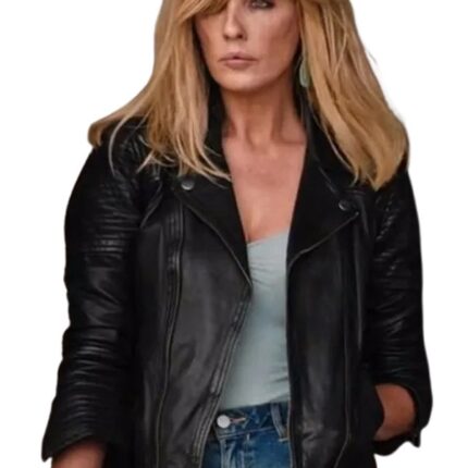 Beth Dutton Leather Jacket front