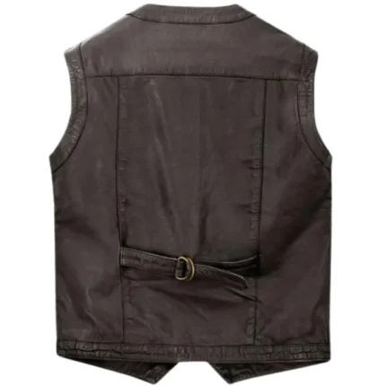 Chris Pratt Owen Jurassic World Leather Vest back