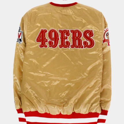 San Francisco 49ers Starter Jacket back