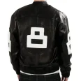 David Puddy Black Seinfeld 8 Ball Jacket
