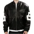 David Puddy Black Seinfeld 8 Ball Jacket