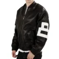 David Puddy Black Seinfeld 8 Ball Jacket