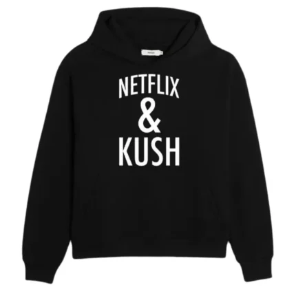 Unisex Pullover Netflix & Kush Hoodie - Front Look
