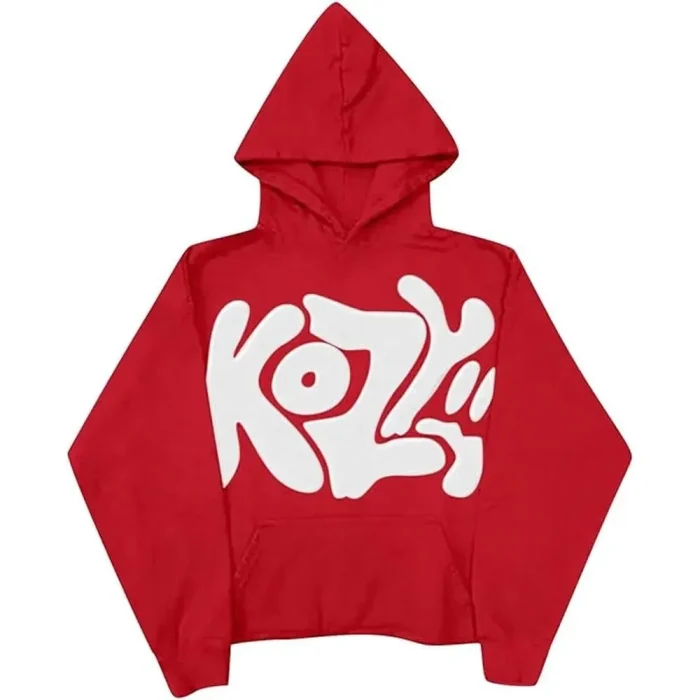 Y2K Kozy Hoodie Red