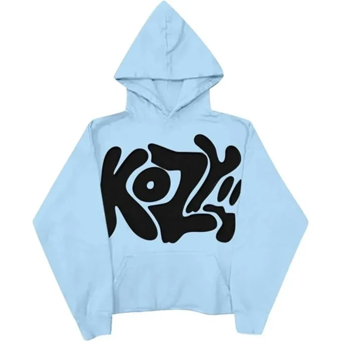 Y2K Kozy Hoodie Sky Blue