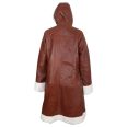 Alicia Keys Brown Shearling Coat
