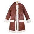 Alicia Keys Brown Shearling Coat