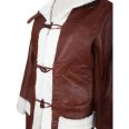 Alicia Keys Brown Shearling Coat