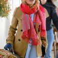 Bethany Joy Lenz Tan Brown Coat | An Unexpected Christmas