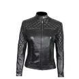 Cafe Racer Quilted Black Women jacket