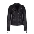 Lambskin Slim fit Women Biker Leather Jacket