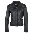 Women Stylish Black Leather Jacket
