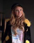 Amazing Ted Lasso Keeley Jones Black Fur Jacket