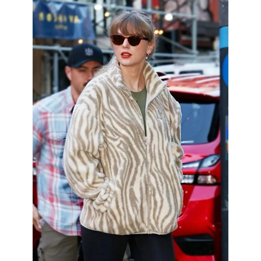 Taylor Swift Animal Polar Bear Fleece Jacket