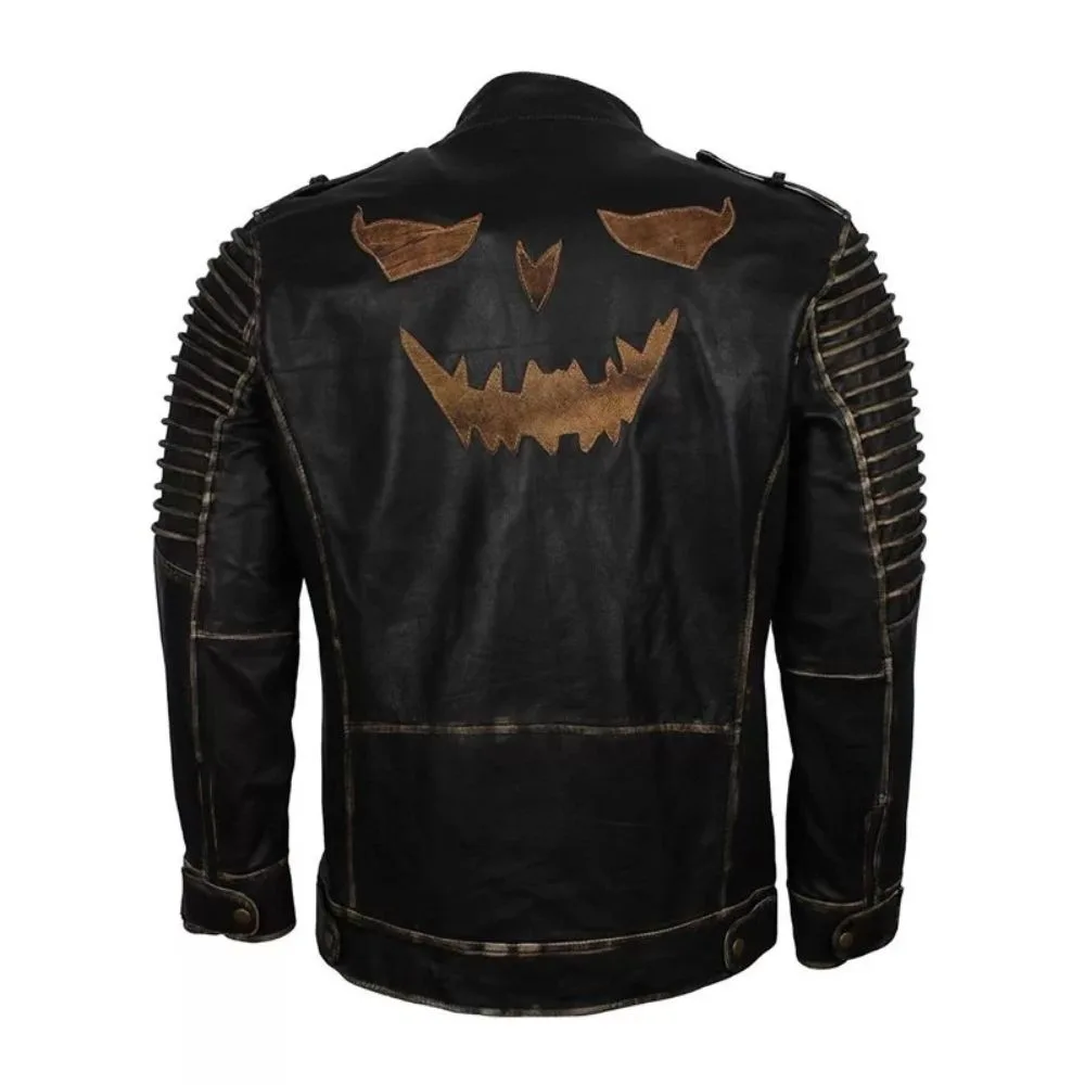 Suicide Squad Joker Black Leather Jacket