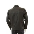Men Harrington Black Leather Jacket