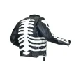 Skeleton Bones Zombie Biker Leather jacket