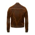 Outstanding American Idol Luke Bryan Brown Leather Jacket