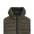 Men’s Olive Green Hooded Winter Puffer Jacket