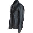 Salvatore Men’s Black Leather Jacket