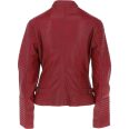 Women's Leather Biker Jacket
