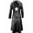 Black Rock Shooter Mato Kuroi Black Leather Coat