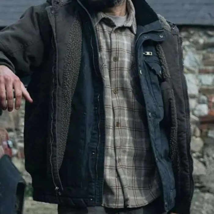 Bring Them Down 2025 Christopher Abbott Grey Jacket