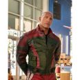 Dwayne Johnson Red One Leather Jacket