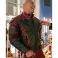 Dwayne Johnson Red One Leather Jacket