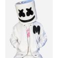 Marshmello Bomber White Jacket