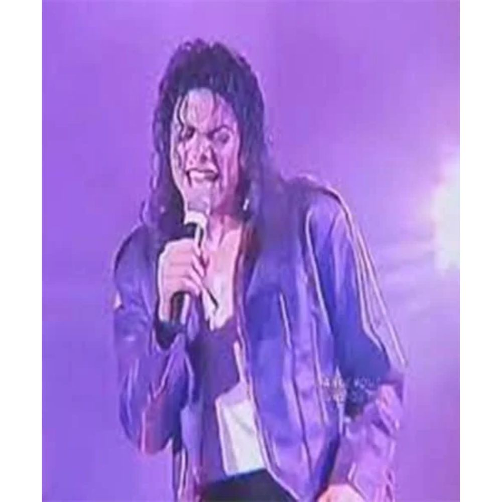 Michael Jackson Purple Leather Jacket