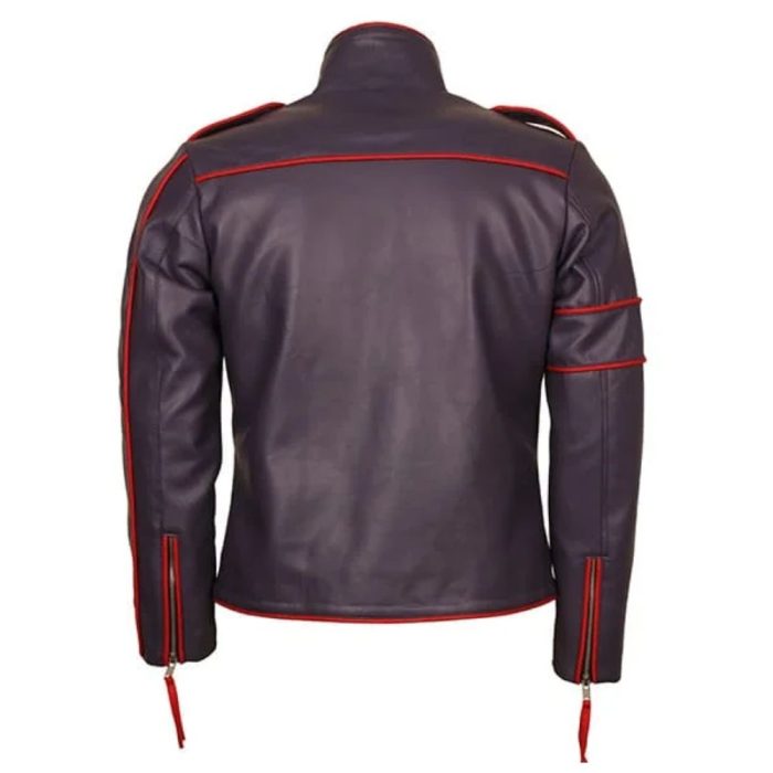 Michael Jackson Purple Leather Jacket