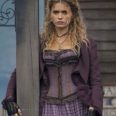 Abbey Lee Horizon An American Saga 2025 Marigold Coat