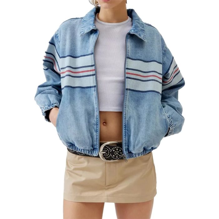 Michelle The Electric State 2025 Denim Jacket 1