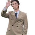 The White Lotus S3 2025 Bright Brown Coat
