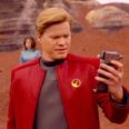 Black Mirror S7 2025 Red Leather Jacket